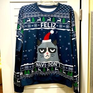 Grumpy Cat Ugly Christmas Sweater